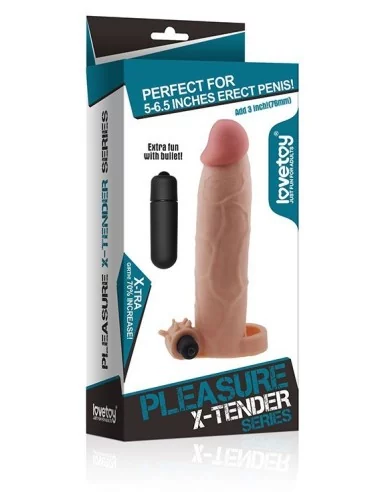 Gaine de pénis X-TENDER N°6 21 x 4.5 cm