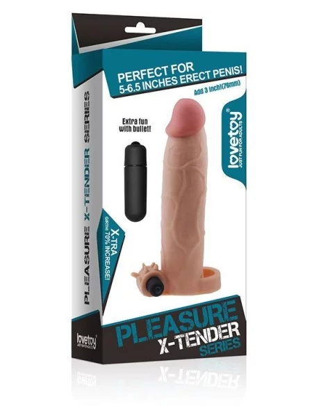Gaine de pénis X-TENDER N°6 21 x 4.5 cm