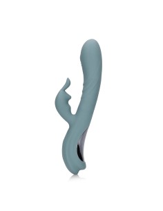 Vibro Rabbit Fingering Motion 23 cm Gris