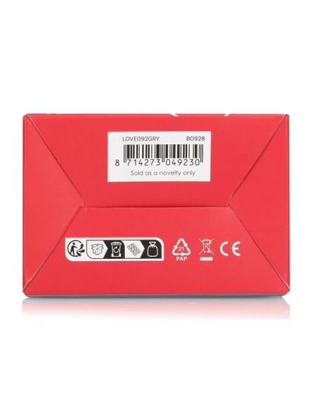 Vibro Rabbit Fingering Motion 23 cm Gris