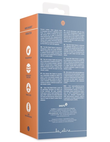 Vibro Rabbit Bluey 10 x 2.5cm Vibro Rabbit Bluey 10 x 2.5cm