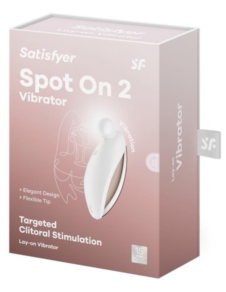 Stimulateur de Clitoris Spot On 2 Blanc Stimulateur de Clitoris Spot On 2 Blanc