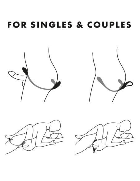 Double Stimulateur avec Plug Anal Plug & Play 1 5 x 2cm Double Stimulateur avec Plug Anal Plug & Play 1 5 x 2cm