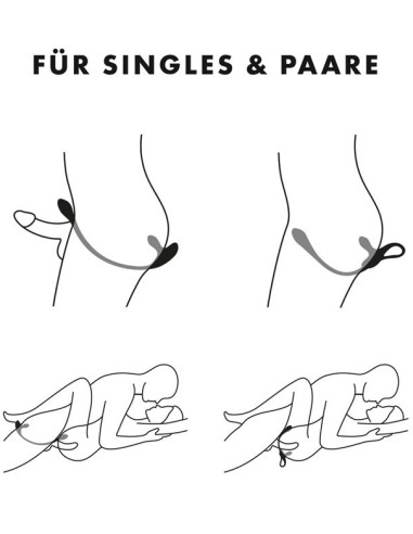 Double Stimulateur avec Plug Anal Plug & Play 1 5 x 2cm