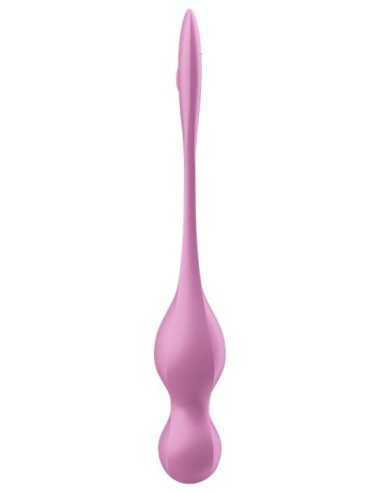 Boules de Geisha Vibrantes Connectées Love Birds 1 9 x 3cm Rose