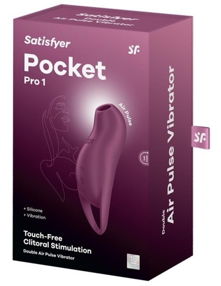 Stimulateur de Clitoris Pocket Pro 1 Framboise Stimulateur de Clitoris Pocket Pro 1 Framboise