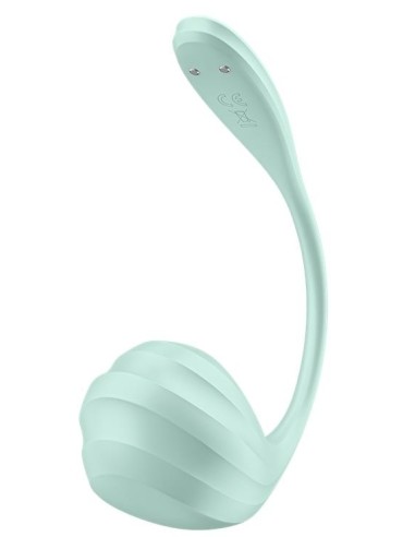 Vibromasseur Connecté Point G Smooth Petal 8.5 x 3.8cm Vert Menthe