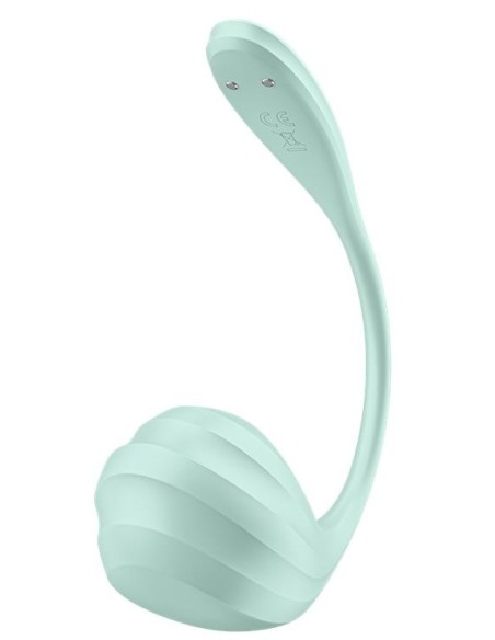 Vibromasseur Connecté Point G Smooth Petal 8.5 x 3.8cm Vert Menthe Vibromasseur Connecté Point G Smooth Petal 8.5 x 3.8cm Vert Menthe