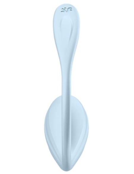 Vibromasseur Connecté Point G Smooth Petal 8.5 x 3.8cm Bleu Clair