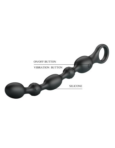 Boules vibrantes Van Pretty Love 16 x 2.3 cm Noires
