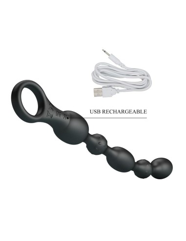 Boules vibrantes Van Pretty Love 16 x 2.3 cm Noires