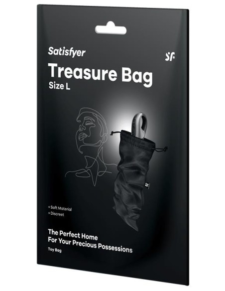 Pochette de Rangement Treasure Bag L Noir Pochette de Rangement Treasure Bag L Noir