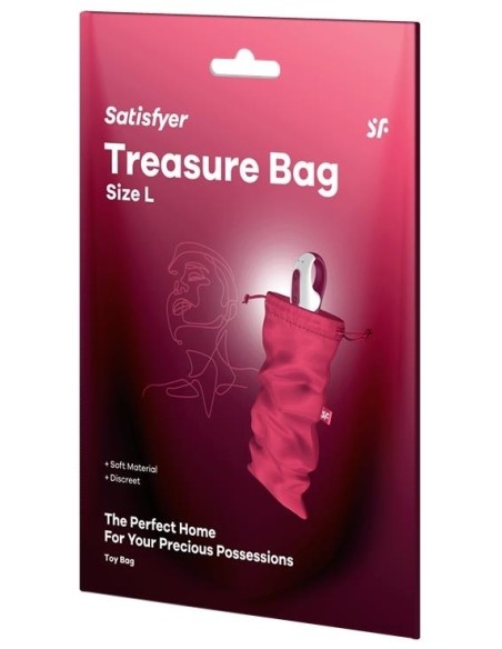 Pochette de Rangement Treasure Bag L Rose