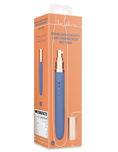 Mini-Vibro avec Compartiment Lubrifiant Traveling 9 x 2.5cm