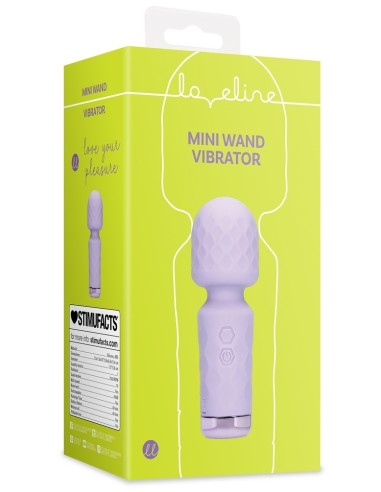 Mini Wand Vibrator Loveline 12 cm Violet