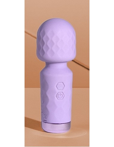 Mini Wand Vibrator Loveline 12 cm Violet