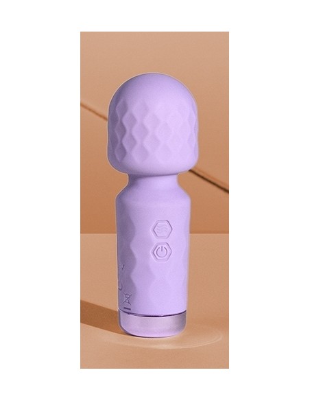 Mini Wand Vibrator Loveline 12 cm Violet