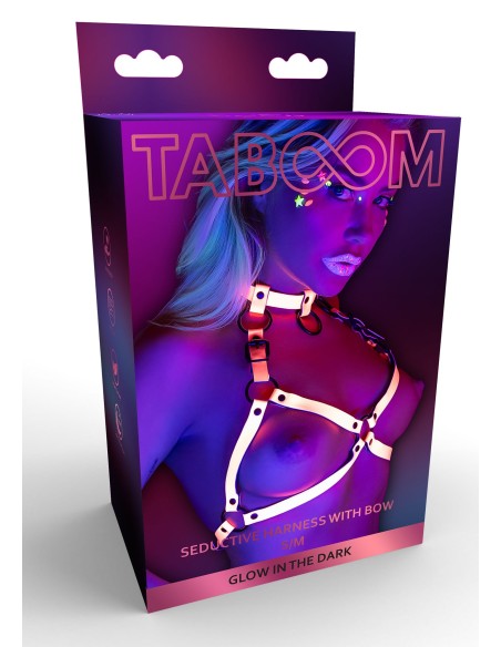 Harnais Glow In The Dark L/XL Rose