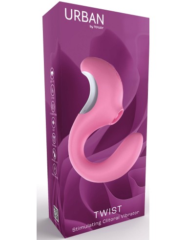 Stimulateur de Clitoris et Point G TWIST 8 x 3cm