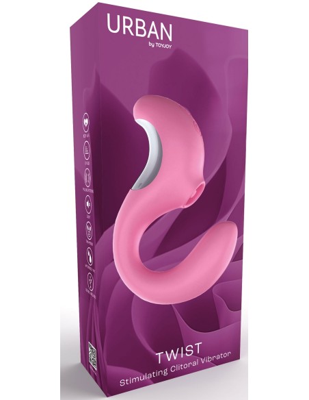 Stimulateur de Clitoris et Point G TWIST 8 x 3cm