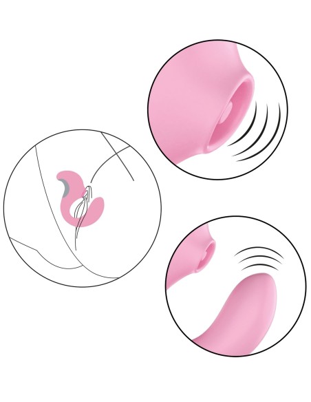 Stimulateur de Clitoris et Point G TWIST 8 x 3cm