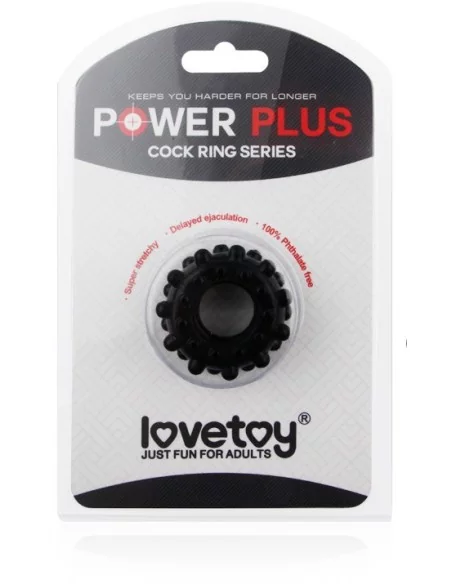 Cockring power Plus Bubble Noir
