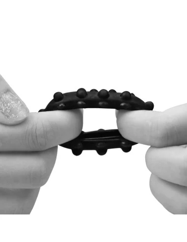Cockring power Plus Bubble Noir