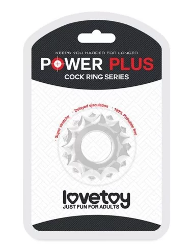 Anneau pénien power Plus Transparent