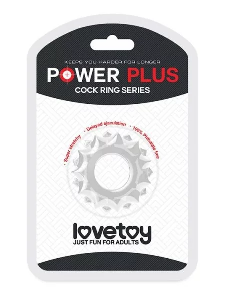 Anneau pénien power Plus Transparent