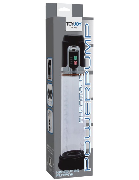 Pompe à Pénis Automatique Powerpump 18.5 x 5.8cm Noir Pompe à Pénis Automatique Powerpump 18.5 x 5.8cm Noir