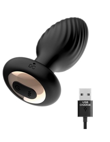 Plug vibrant et rotatif Drago 8 x 3.4cm