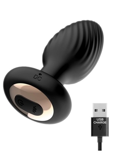 Plug vibrant et rotatif Drago 8 x 3.4cm