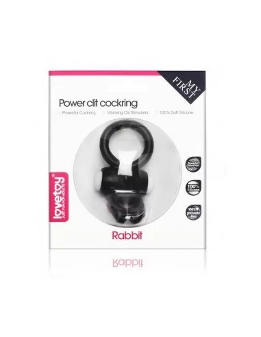 Anneau vibrant Power Clit Rabbit - Noir - Anneaux Vibrants - 2
