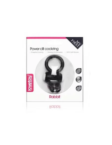 Anneau vibrant Power Clit Rabbit - Noir - Anneaux Vibrants - 2