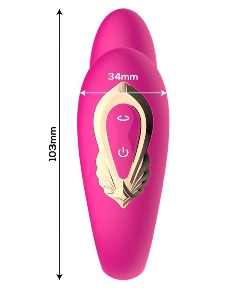 Double Stimulateur Lanty 2 10 x 3cm Double Stimulateur Lanty 2 10 x 3cm