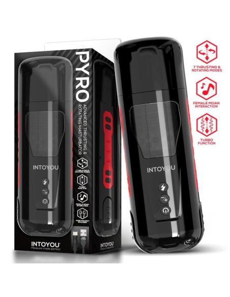 Masturbateur automatique Pyro Va-et-Vient et Rotations