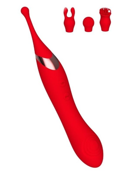 Stimulateur de clitoris Onax Double Pulse Rouge Stimulateur de clitoris Onax Double Pulse Rouge