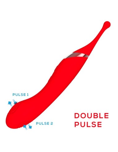 Stimulateur de clitoris Onax Double Pulse Rouge