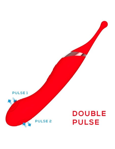 Stimulateur de clitoris Onax Double Pulse Rouge Stimulateur de clitoris Onax Double Pulse Rouge