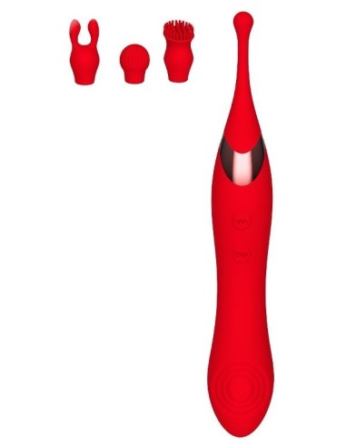 Stimulateur de clitoris Onax Double Pulse Rouge