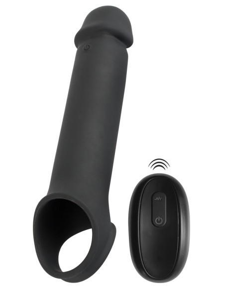 Gaine de pénis vibrante Extension Rebel 19 x 4.5cm