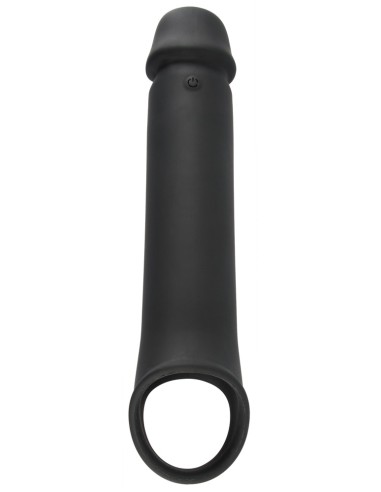 Gaine de pénis vibrante Extension Rebel 19 x 4.5cm