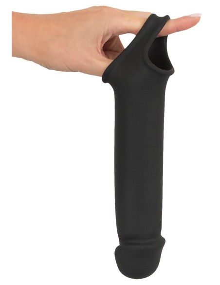 Gaine de pénis vibrante Extension Rebel 19 x 4.5cm
