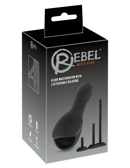 Masturbateur de gland et Tige d'urètre Glans Vibe Rebel - Tiges Urètre - 2