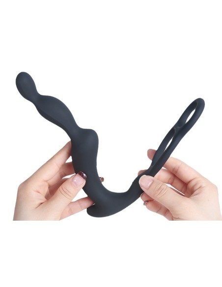 Stimulateur Prostatique Vibrant Dobble 16.5 x 2.8cm