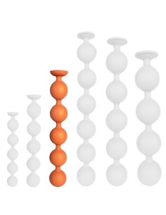 Boules anales Bulby Butt L 36 x 5.7 cm Orange