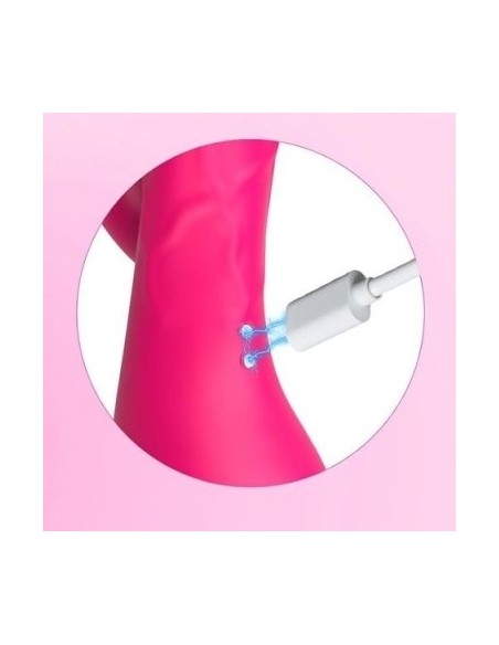 Vibro Rabbit Spotbit 14 x 3.7cm Rose