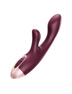 Vibro Rabbit Kelly 10 x 3.2cm Bordeaux