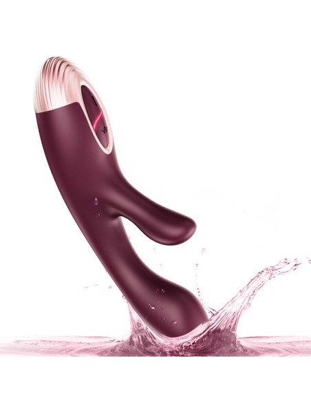 Vibro Rabbit Kelly 10 x 3.2cm Bordeaux Vibro Rabbit Kelly 10 x 3.2cm Bordeaux