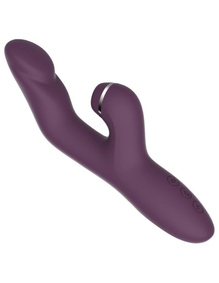 Vibro Rabbit Claret 13 x 3.3cm Violet